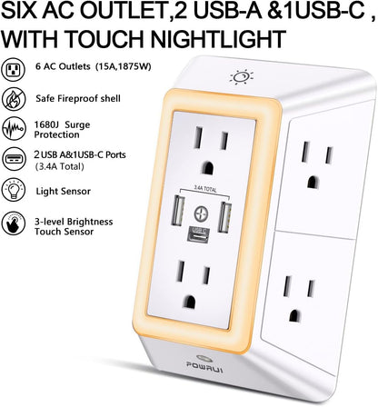 6 in 1 Outlet Adapter