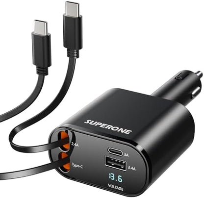 SwiftCharge 4-in-1 Car Adapter